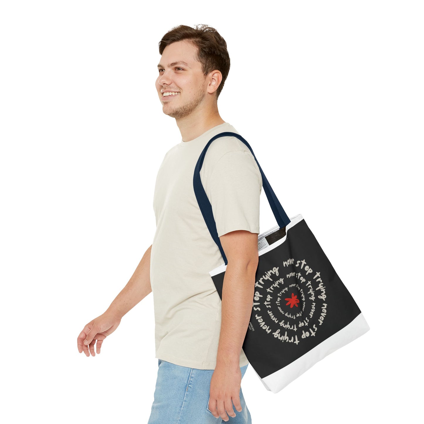 Inspirational Tote Bag with Motivational Design, Eco-Friendly Shopping Bag, Unique Gift for Her, Stylish Everyday Use, Ideal for [...]