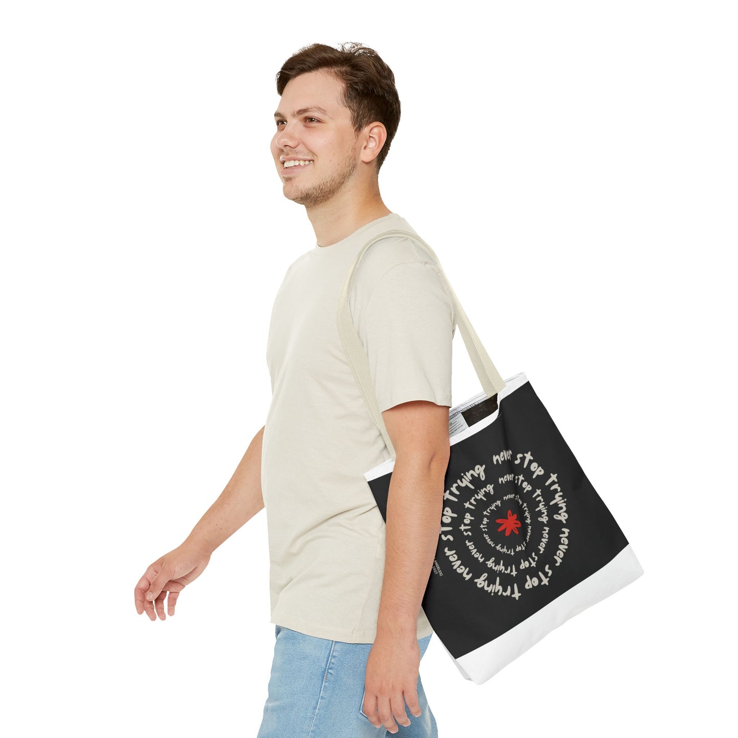 Inspirational Tote Bag with Motivational Design, Eco-Friendly Shopping Bag, Unique Gift for Her, Stylish Everyday Use, Ideal for [...]
