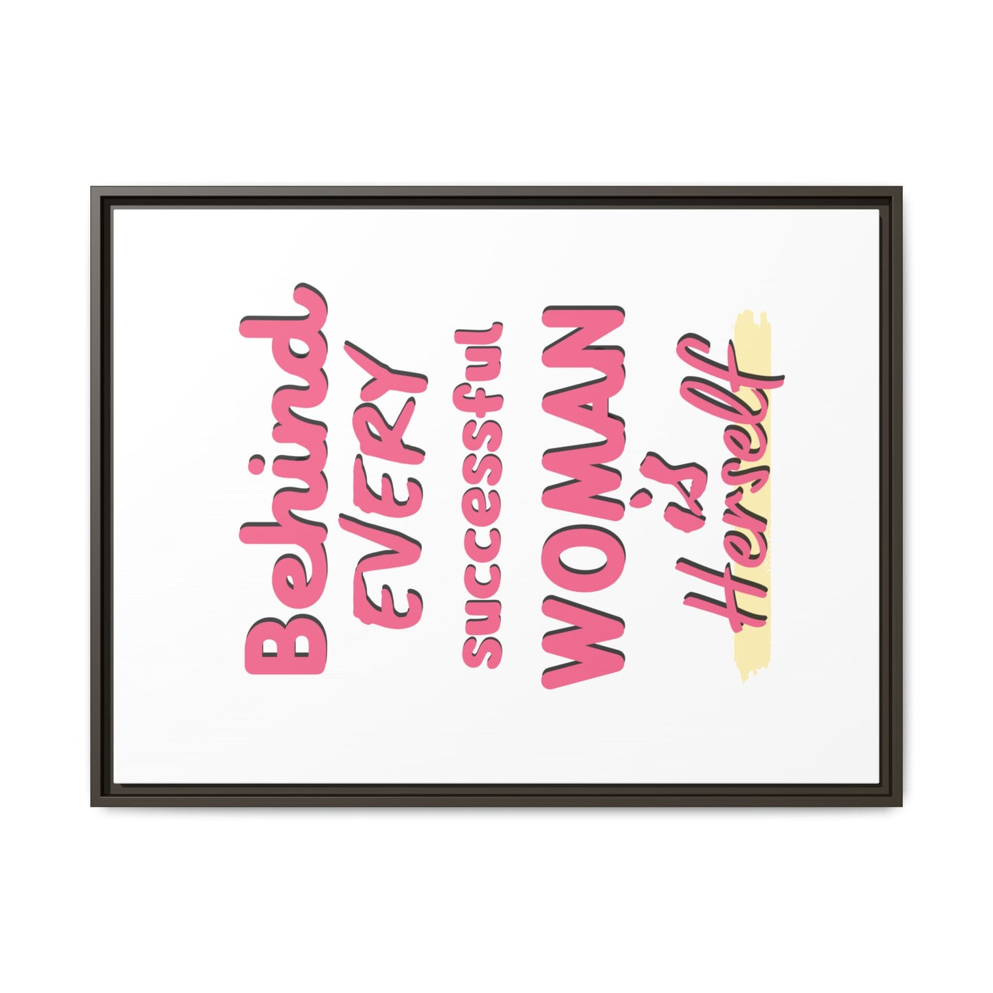 Matte Canvas, Framed (Multi-color)