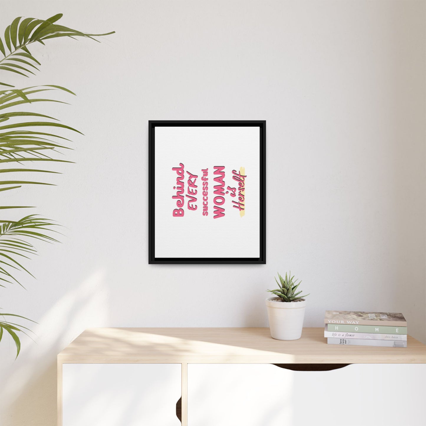 Matte Canvas, Framed (Multi-color)