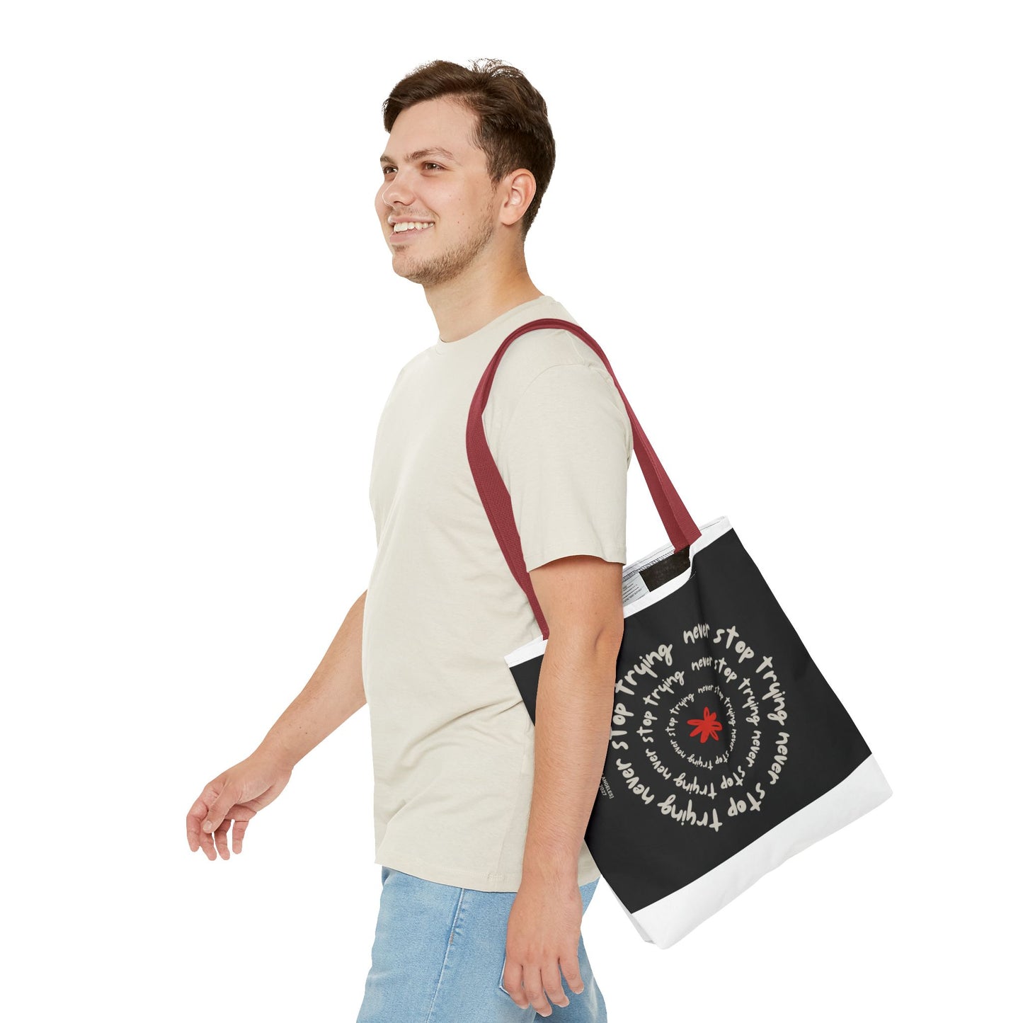 Inspirational Tote Bag with Motivational Design, Eco-Friendly Shopping Bag, Unique Gift for Her, Stylish Everyday Use, Ideal for [...]