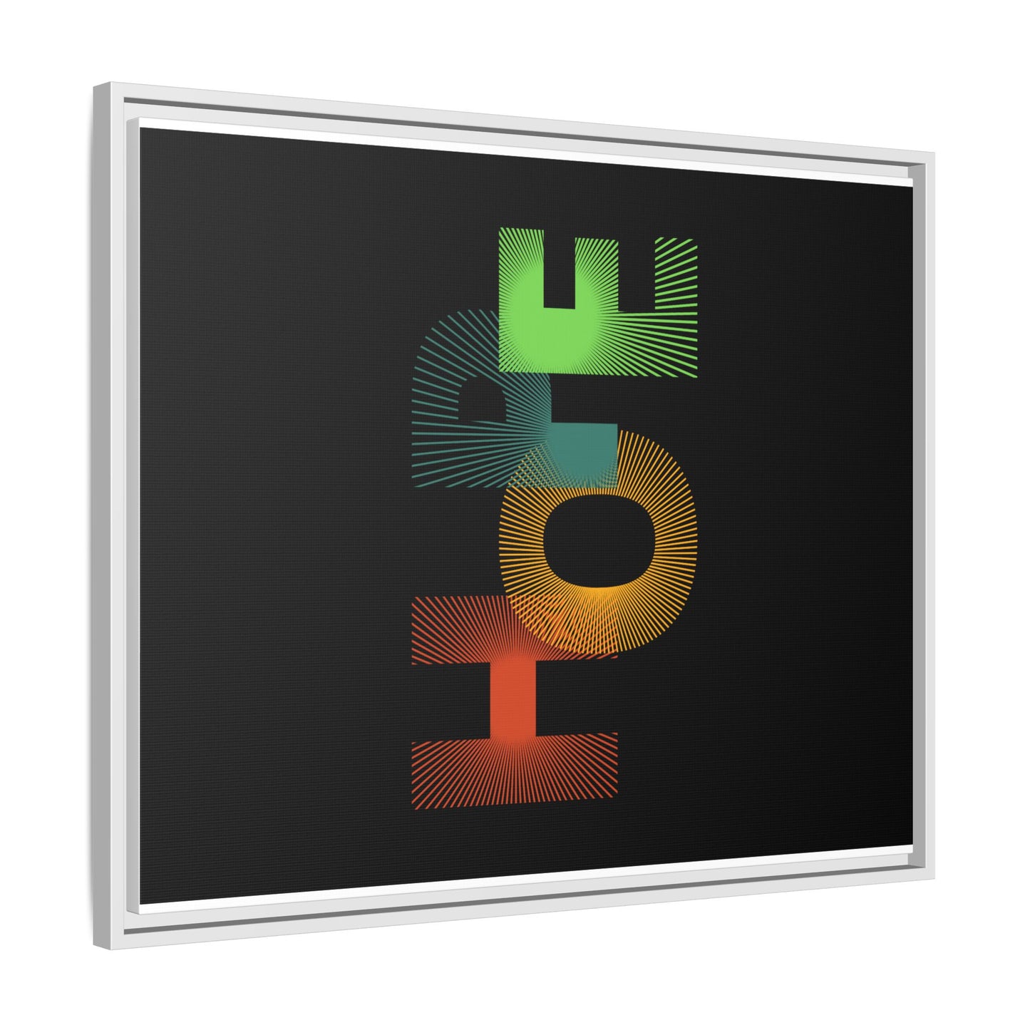 Matte Canvas, Framed (Multi-color)