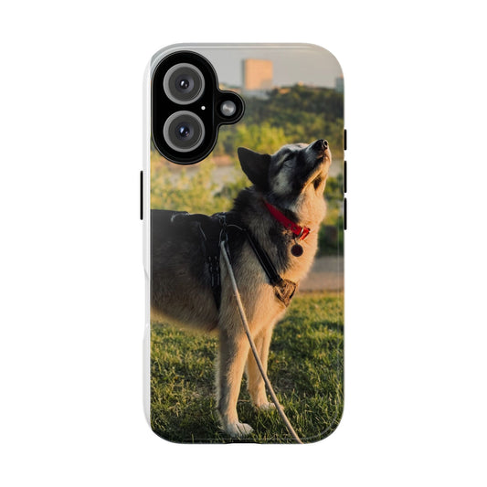 Dog Lovers Tough Phone Case, Pet Owner Gift, Customizable Dog Photo Case, Animal Lover Accessory, Durable Phone Cover